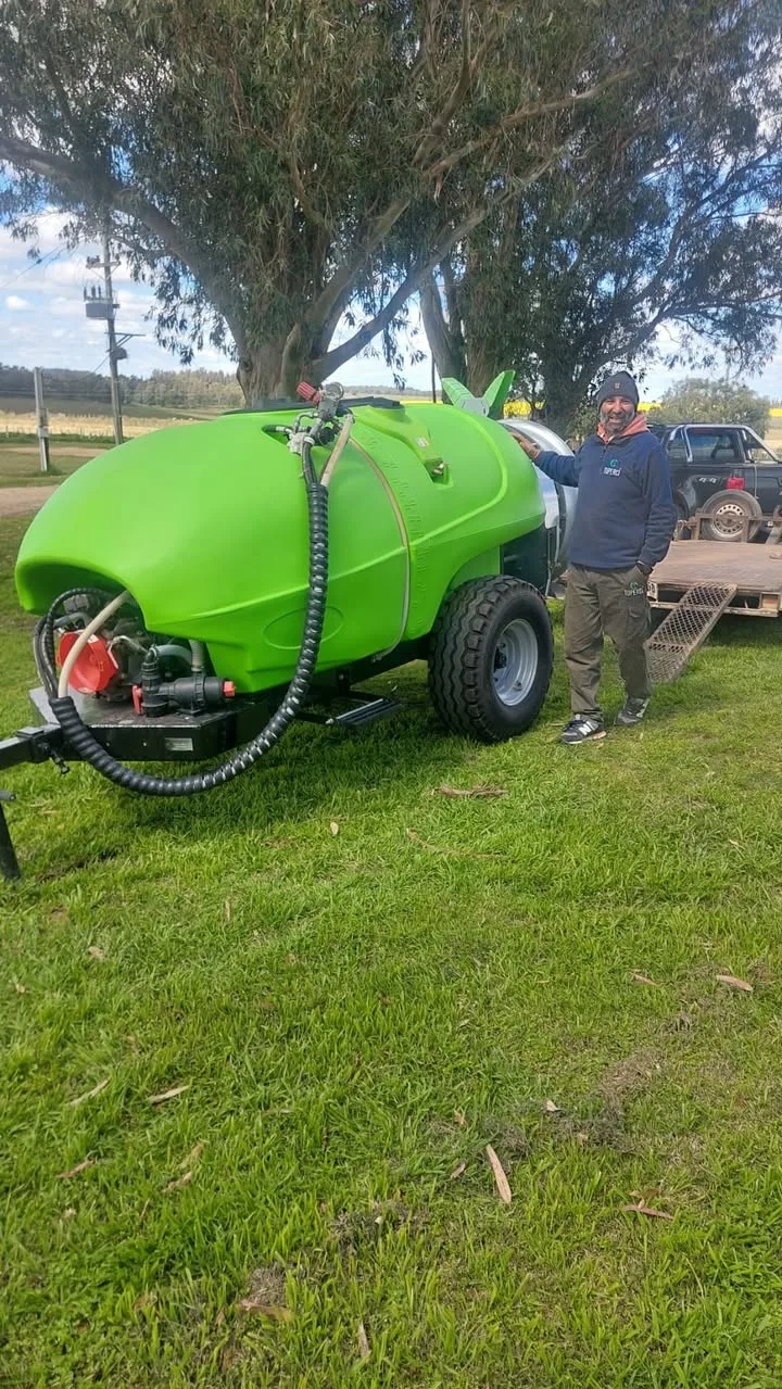 Atomizadora AMIFER 2000 en una entrega de AMIFER