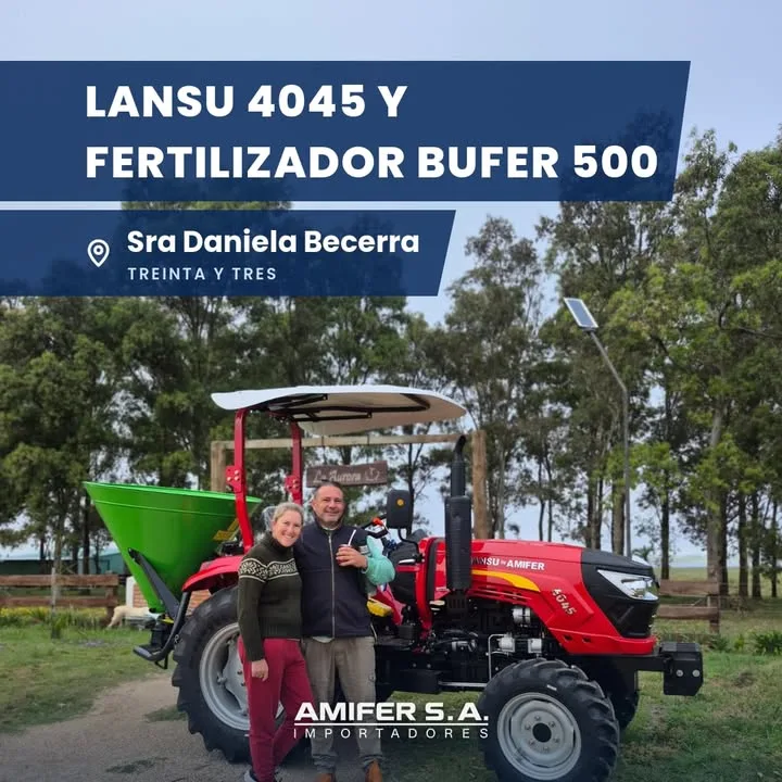 Fertilizador Bufer 500 en una entrega de AMIFER