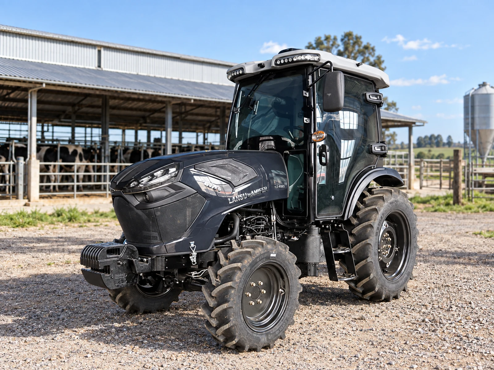 LANSU LS-4085 — Serie negra · Cabinado